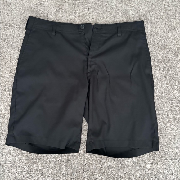 BCG Black Flat Front Men's Shorts - Picture 1 of 3